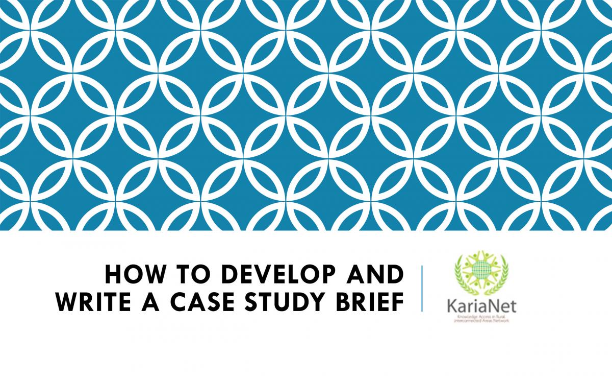 How to Write a Case Study